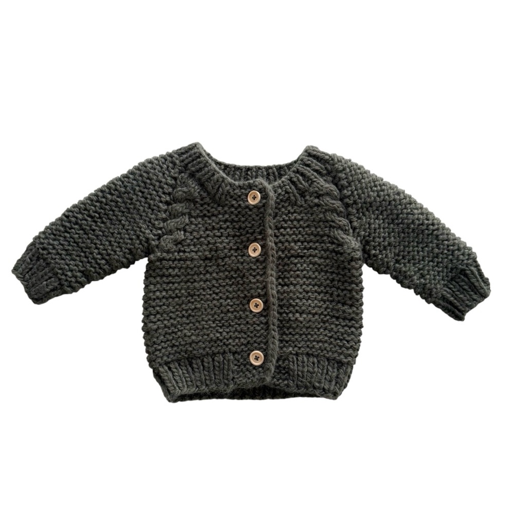 NWT Huggalugs Knit Cardigan 12-18M
